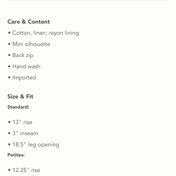 Anthropologie Flat White Button Wrap Midi Skort - Picture 4 of 4